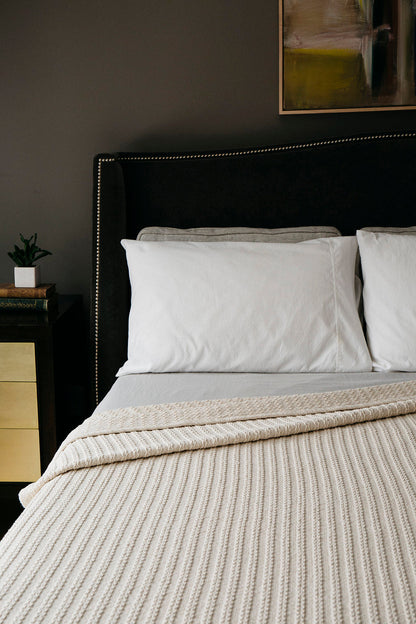 Cable Knit Blanket