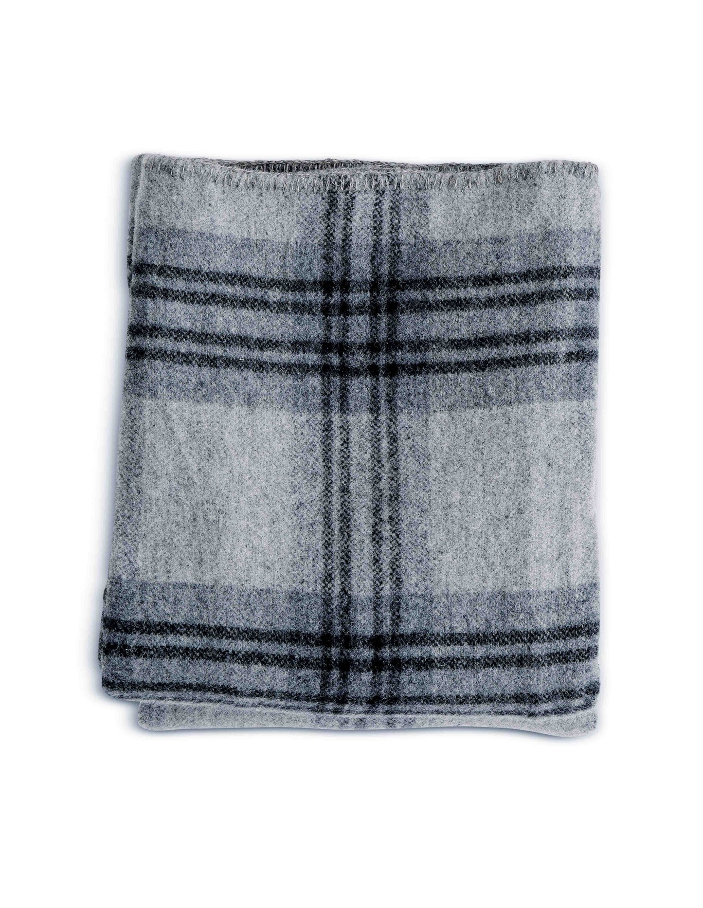 Merino Wool Blanket - Plaid
