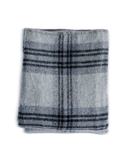 Merino Wool Blanket - Plaid