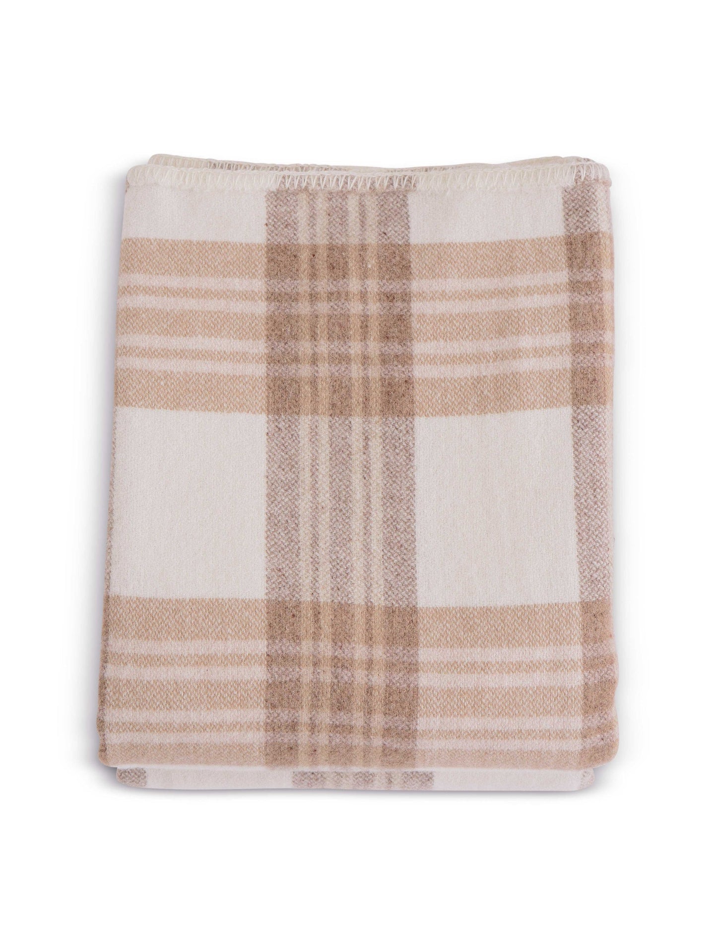 Merino Wool Blanket - Plaid