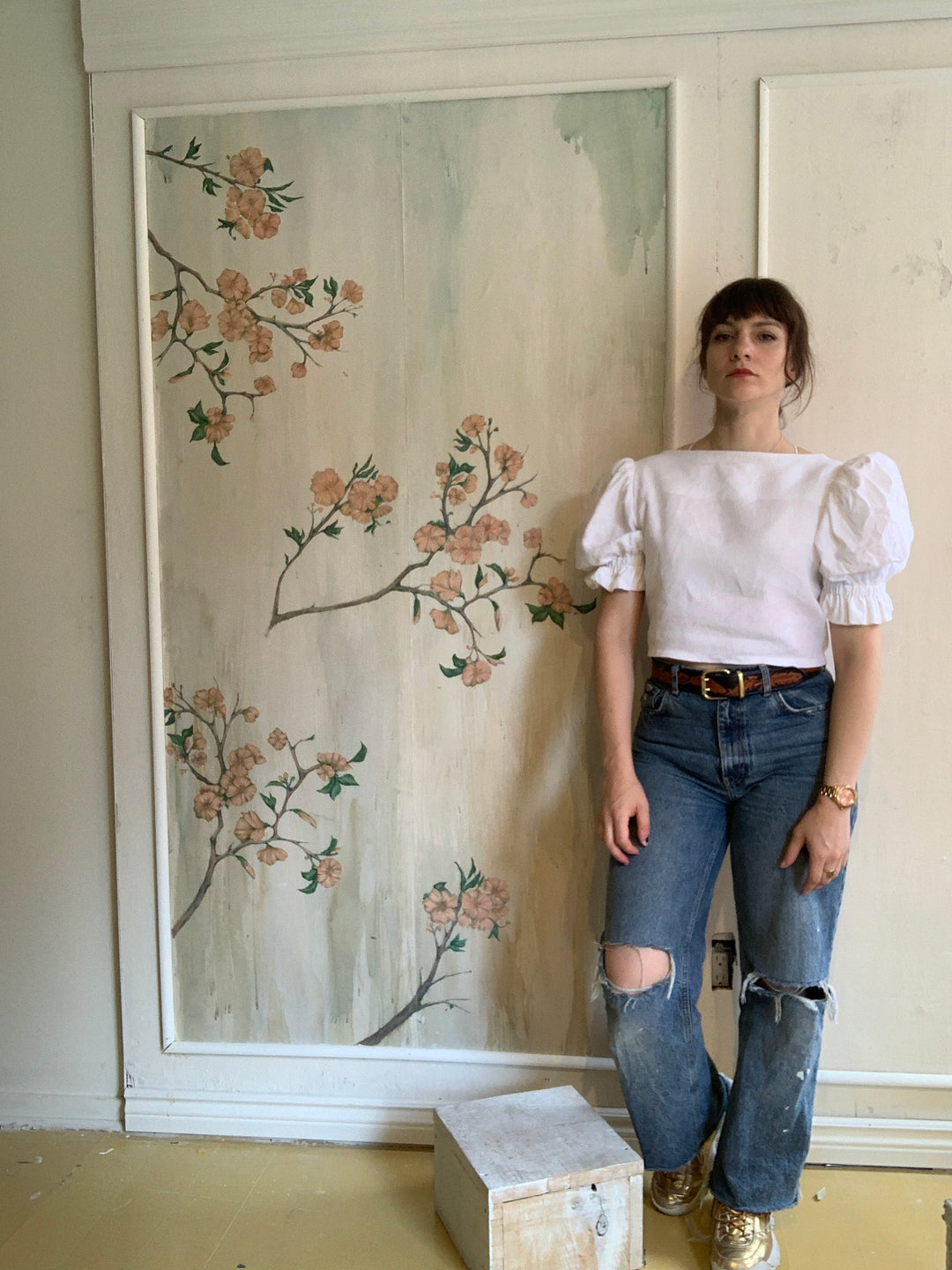 Beguiling Blooms Hand Painted Bespoke Wallpaper β SYJ Living
