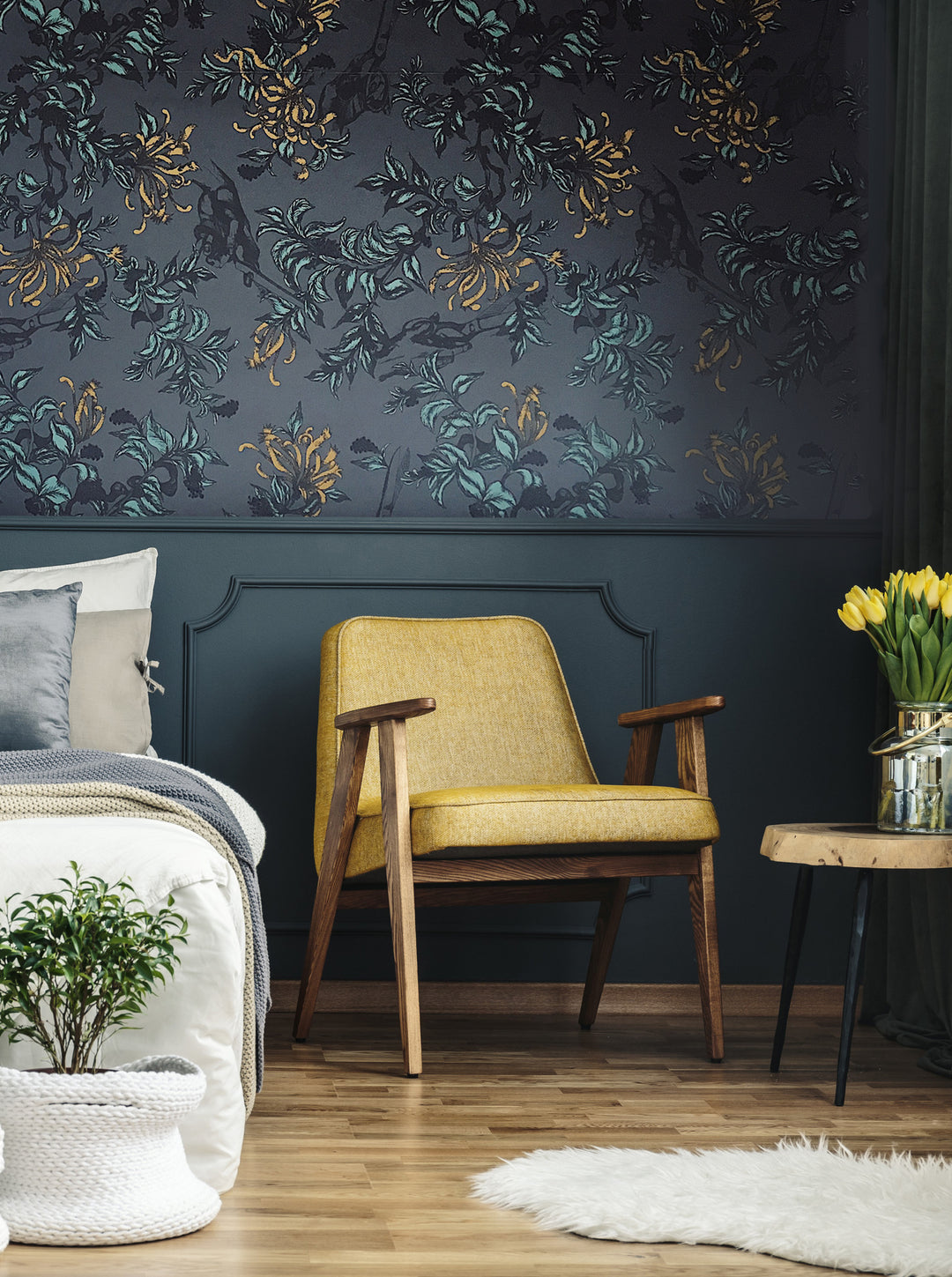 Snip Floral Wallpaper (Eccentric)